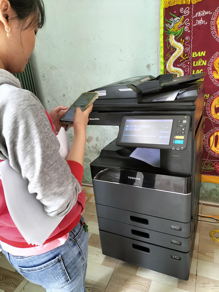 Bán máy photocopy toshiba 5018A tiệm photocopy tại Quy Nhơn