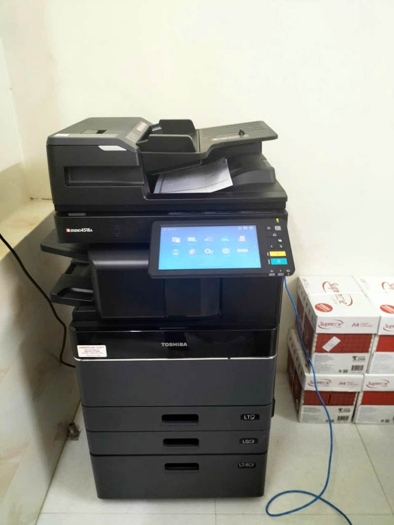cho thuê máy photocopy Toshiba tại nguyyễn văn hiển, p. quy nhơn nam, gia lai.